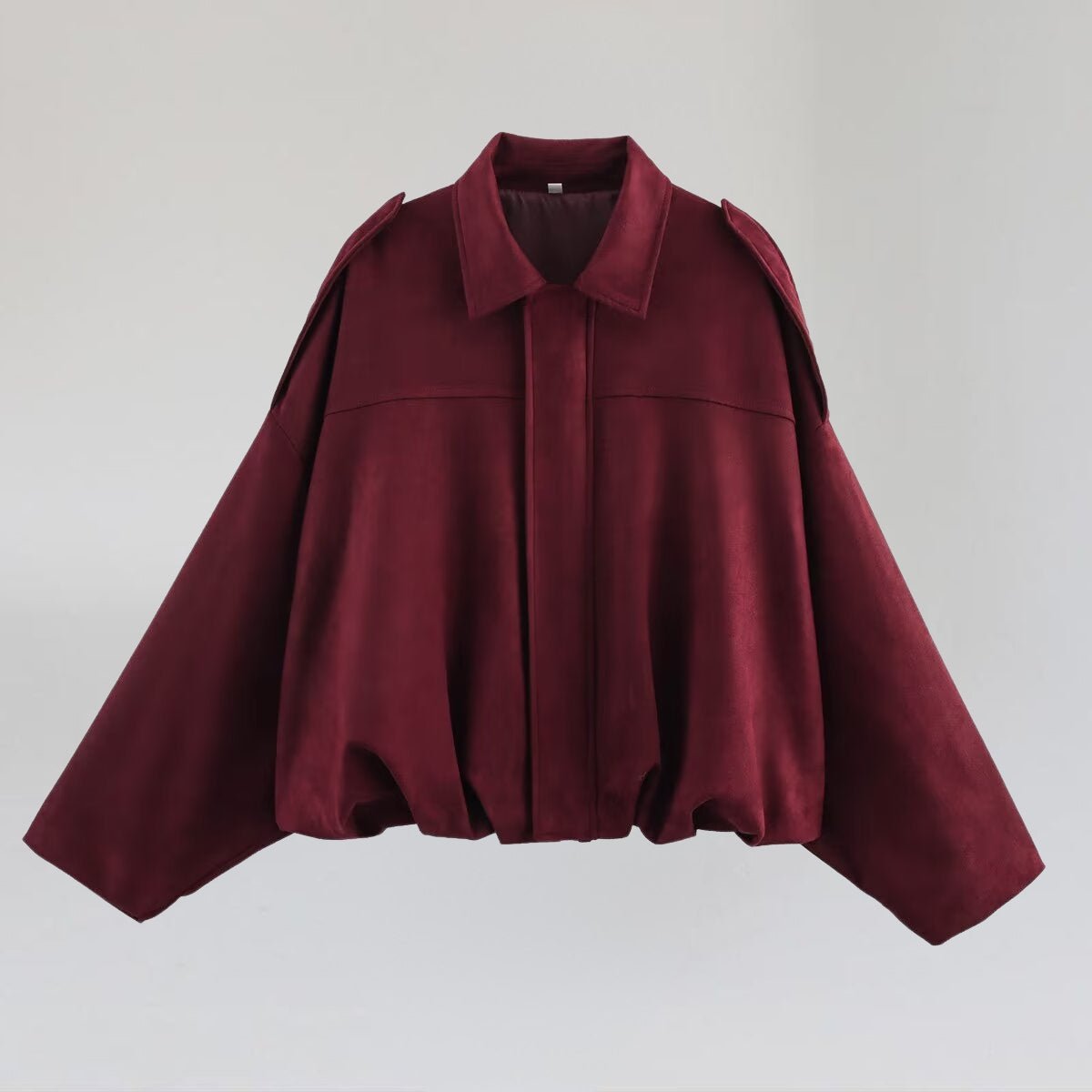 Trendy Oversize Jacket - Notorious (Bordeaux)
