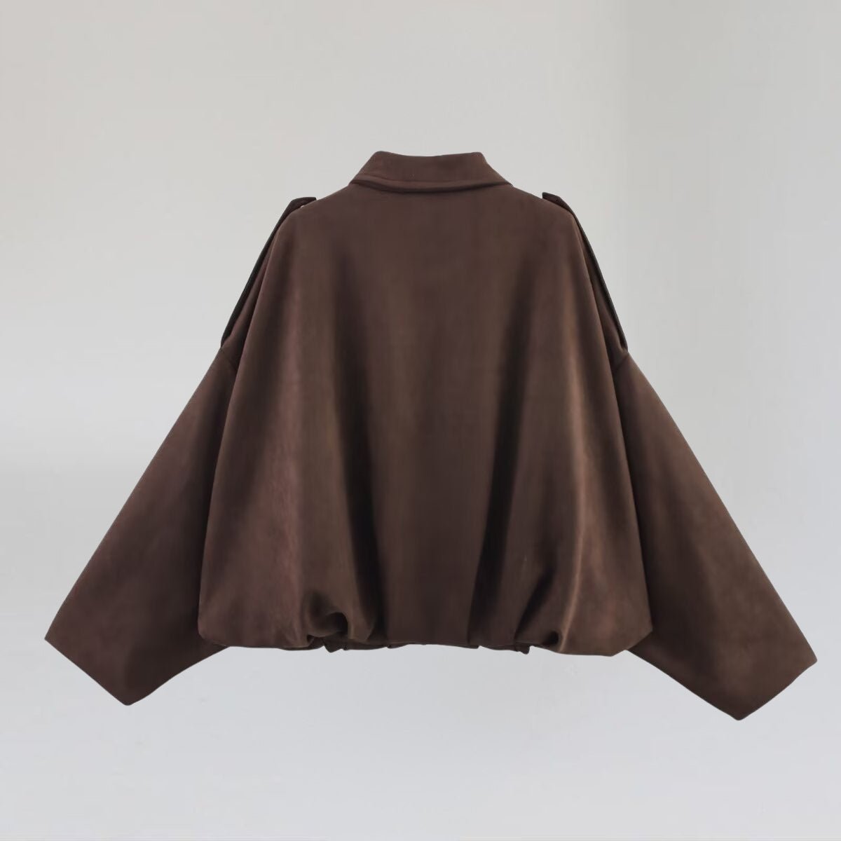 Trendy Oversize Jacket - Notorious (Marrone Scuro)