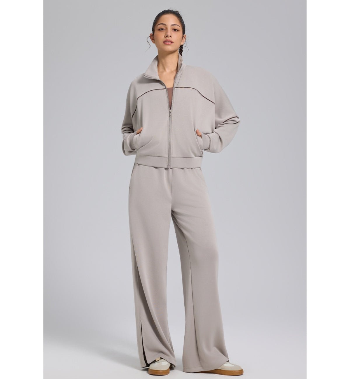 Urban Zip Sweatshirt - Notorious (Grigio Chiaro)