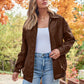 Vintage Oversized Leather Jacket - Notorious (Marrone)