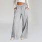 Wide Leg Sweatpants - Notorious (Grigio Chiaro)