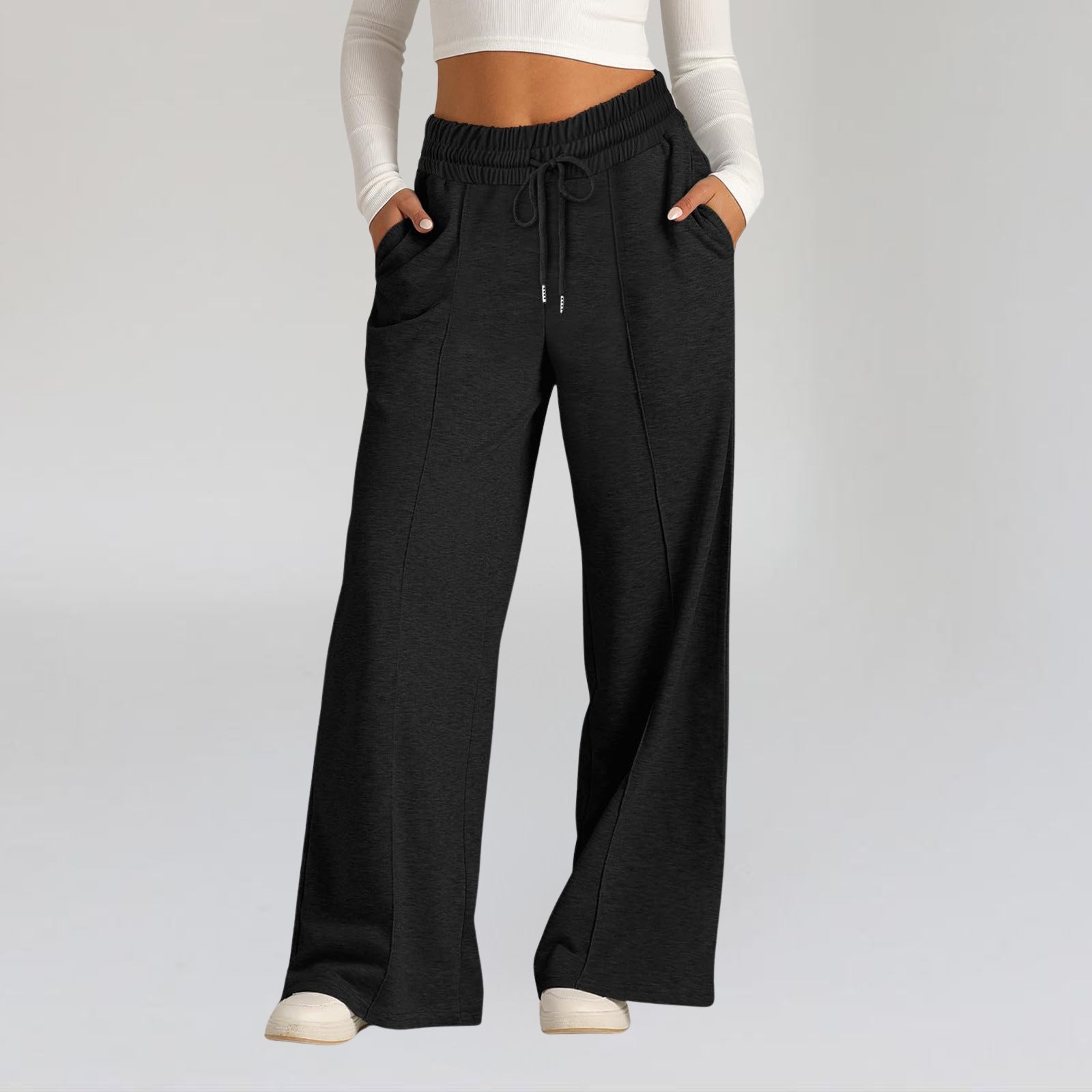 Wide Leg Sweatpants - Notorious (Nero)