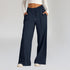 Wide Leg Sweatpants - Notorious (Navy Blue)
