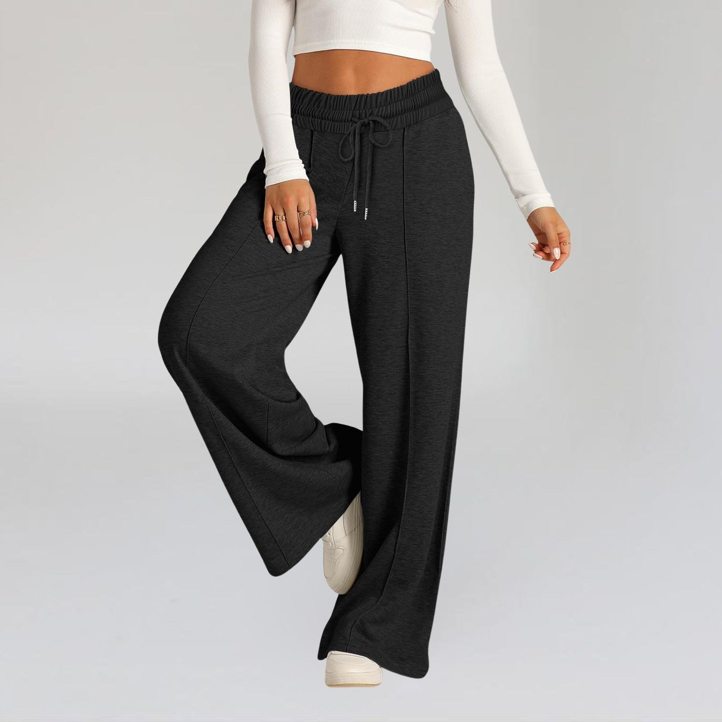 Wide Leg Sweatpants - Notorious (Nero)