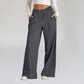 Wide Leg Sweatpants - Notorious (Grigio Scuro)